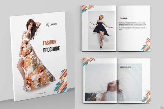 fashion brochure fashion photography brochure template etsy