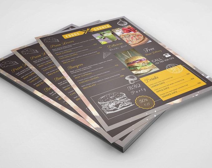Menu &amp; Kitchen Planning Binder Printable, Recipe Meal Planner Book ...