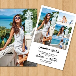 Sjabloon kaartsjabloon: Photoshop en MS Word (direct downloaden)