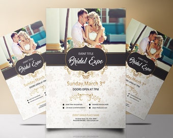 Bridal Expo or Show Flyer Template | Photoshop & Ms Word Template | Instant Download