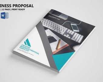 Project Proposal Template, Minimal Business Plan| MS Word & Adobe InDesign Template - V13