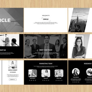 Powerpoint Presentation Template , Instant Download - V01