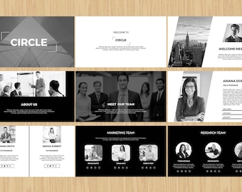 Powerpoint Presentation Template , Instant Download - V01