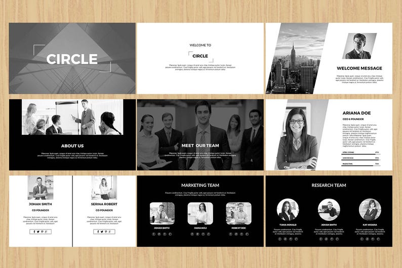 Powerpoint Presentation Template , Instant Download V01 image 1