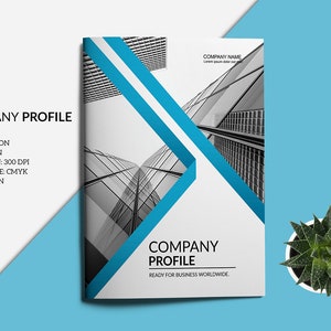 Company Profile Brochure Template: Modern Business Design (Ms Word & Photoshop)