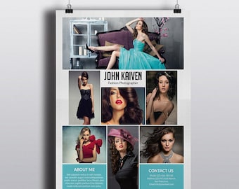 Photography Flyer Template | Marketing, Photoshop (Instant Download)