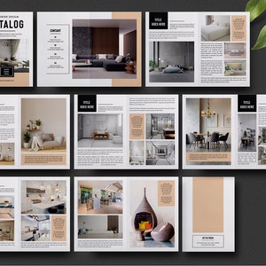 Printable Interior Designer Brochure Template | Interior Catalog ...