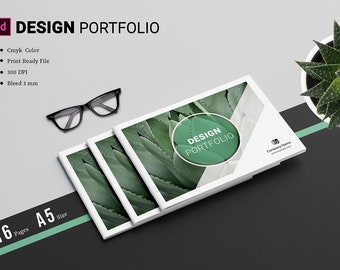 Portfolio Template |  Designer Portfolio, Multipurpose Portfolio Brochure | InDesign template | Instant Download