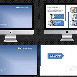 Presentation Template , Corporate Powerpoint Template Instant Download - V03