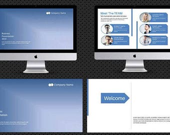 Presentation Template , Corporate Powerpoint Template Instant Download - V03