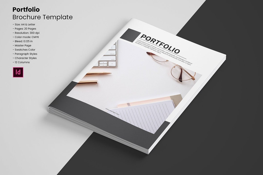 Creative Design Portfolio Template Graphic Design Portfolio, Multipurpose  Portfolio Brochure Indesign Template Instant Download 