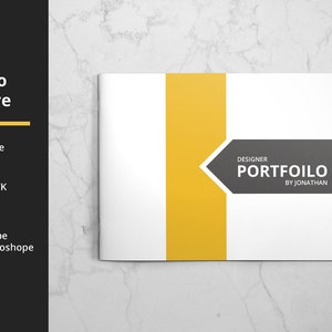 Portfolio Template |  Minimal Work Portfolio Brochure | Photoshop template | Instant Download