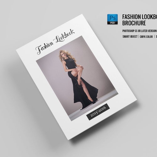Fashion Lookbook Template Printable Photography Magazine - Etsy