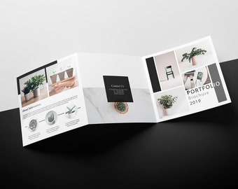 Multipurpose Trifold Brochure Template | Portfolio template, Multipurpose Square Brochure,  Powerpoint and Photoshop  Template