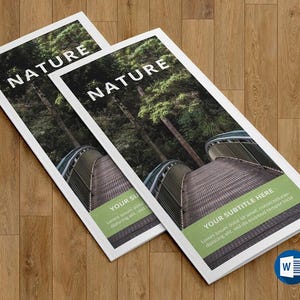 Multipurpose Trifold Brochure Template | Photoshop and MS Word Template | Instant Download