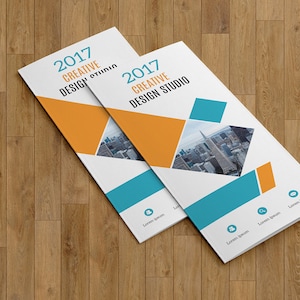 Business Trifold Brochure | Creative Corporate Brochure Template |  Photoshop Template | Instant Download