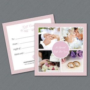 VENTE ! Modèle de certificat-cadeau photographe | Modèle de carte de cadeau pour les photographes professionnels | Photographie Marketing | Téléchargement immédiat
