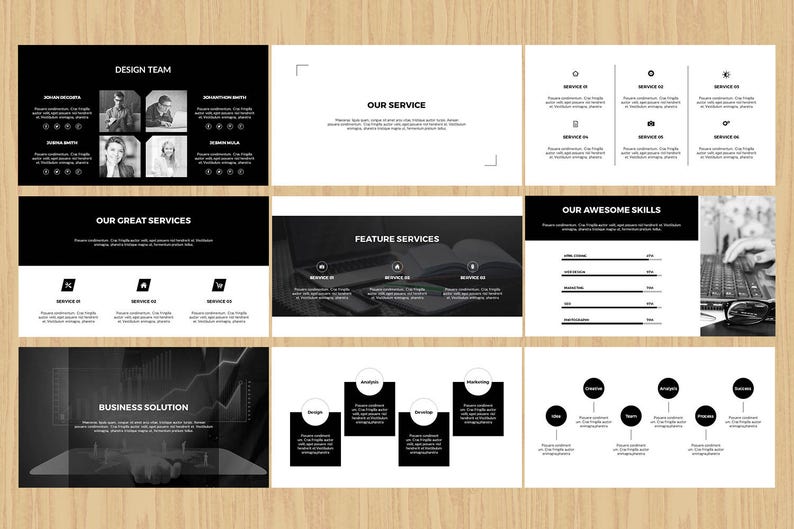 Powerpoint Presentation Template , Instant Download V01 image 2
