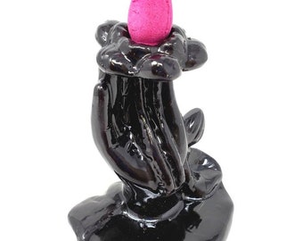 Backflow Incense Cone Burner 4" x 3" - Waterfall Design