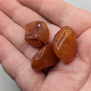 Carnelian - Medium Crystal Tumble - 1/4 Cup Scoop