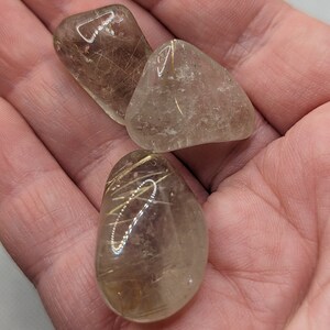 Rutilated Quartz - Crystal Tumble - 1/4 Cup Scoop