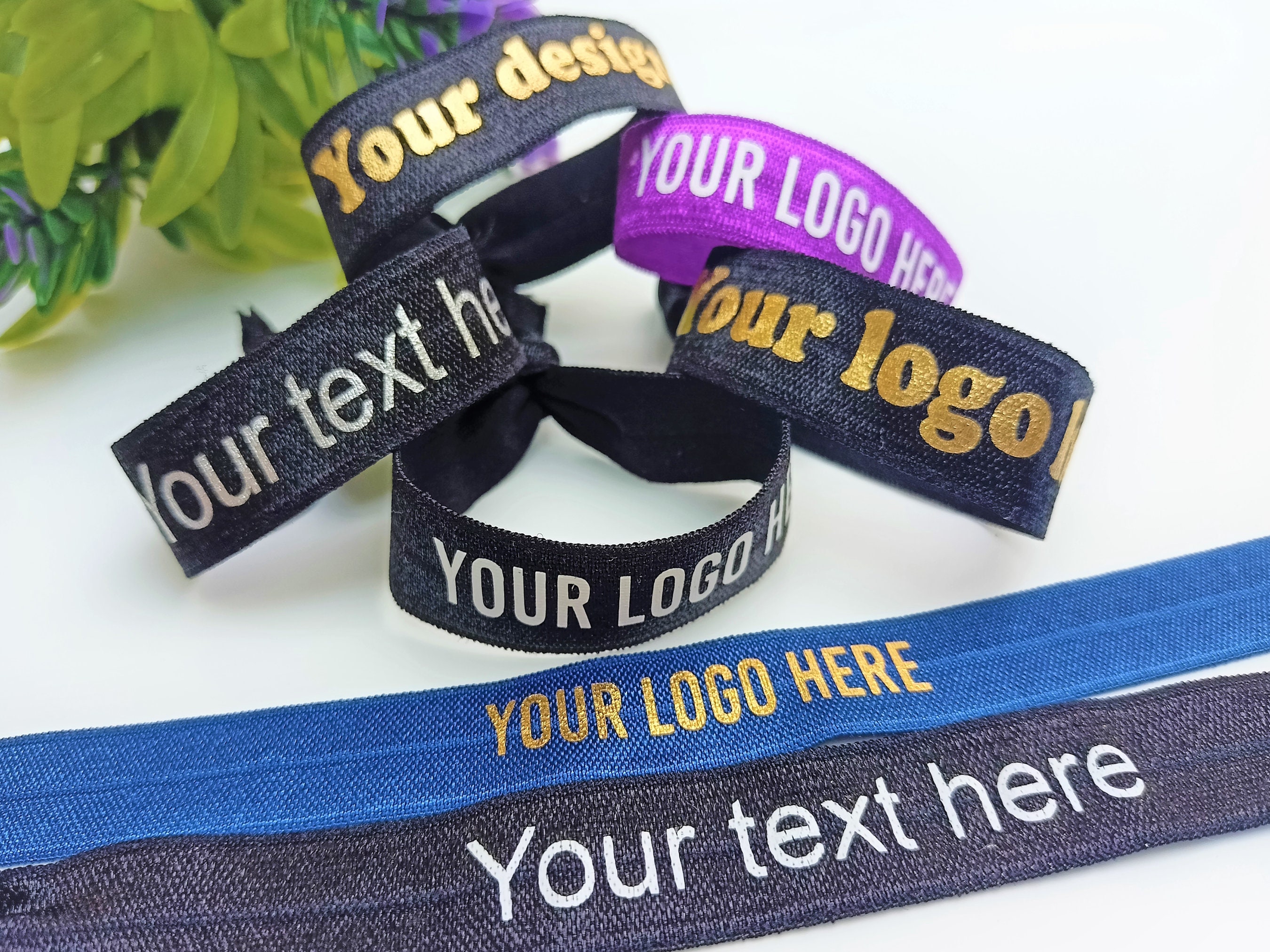 Custom Promotional Salon Hair Ties Custom Hair Ties Hair Etsy