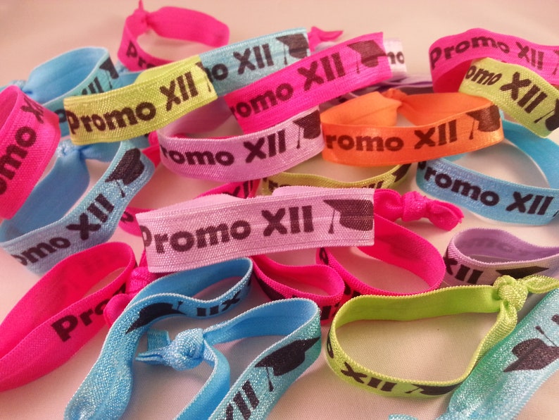 200 Elastic Hair Tie Hair Tie Favors Promotional Hair Ties Etsy