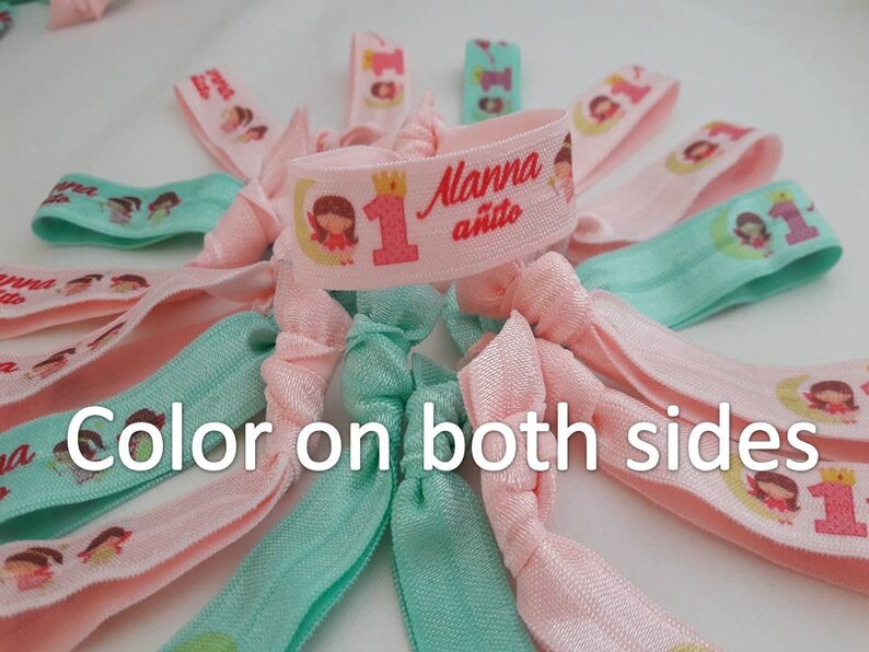 200 Elastic Hair Tie Hair Tie Favors Promotional Hair Ties Etsy