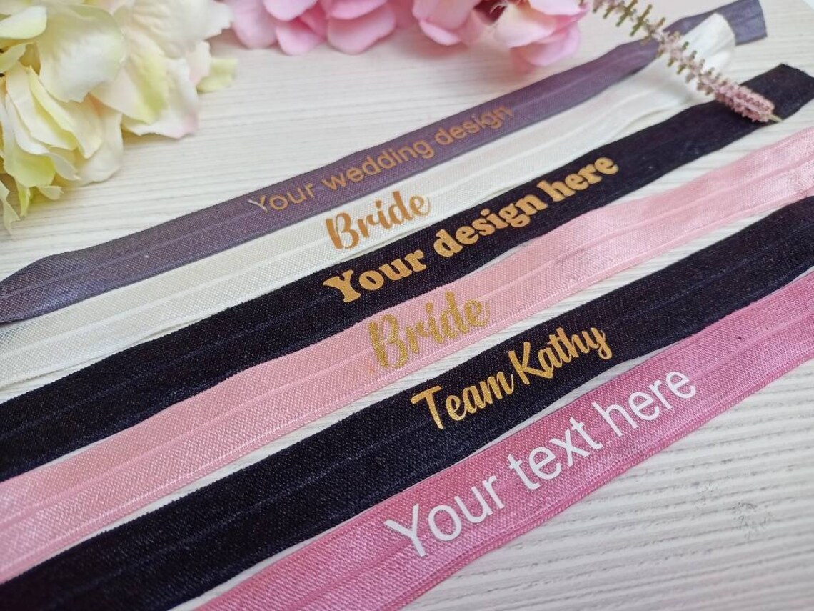 Custom Wristbands for Weddings and Events Wedding Favors for Etsy