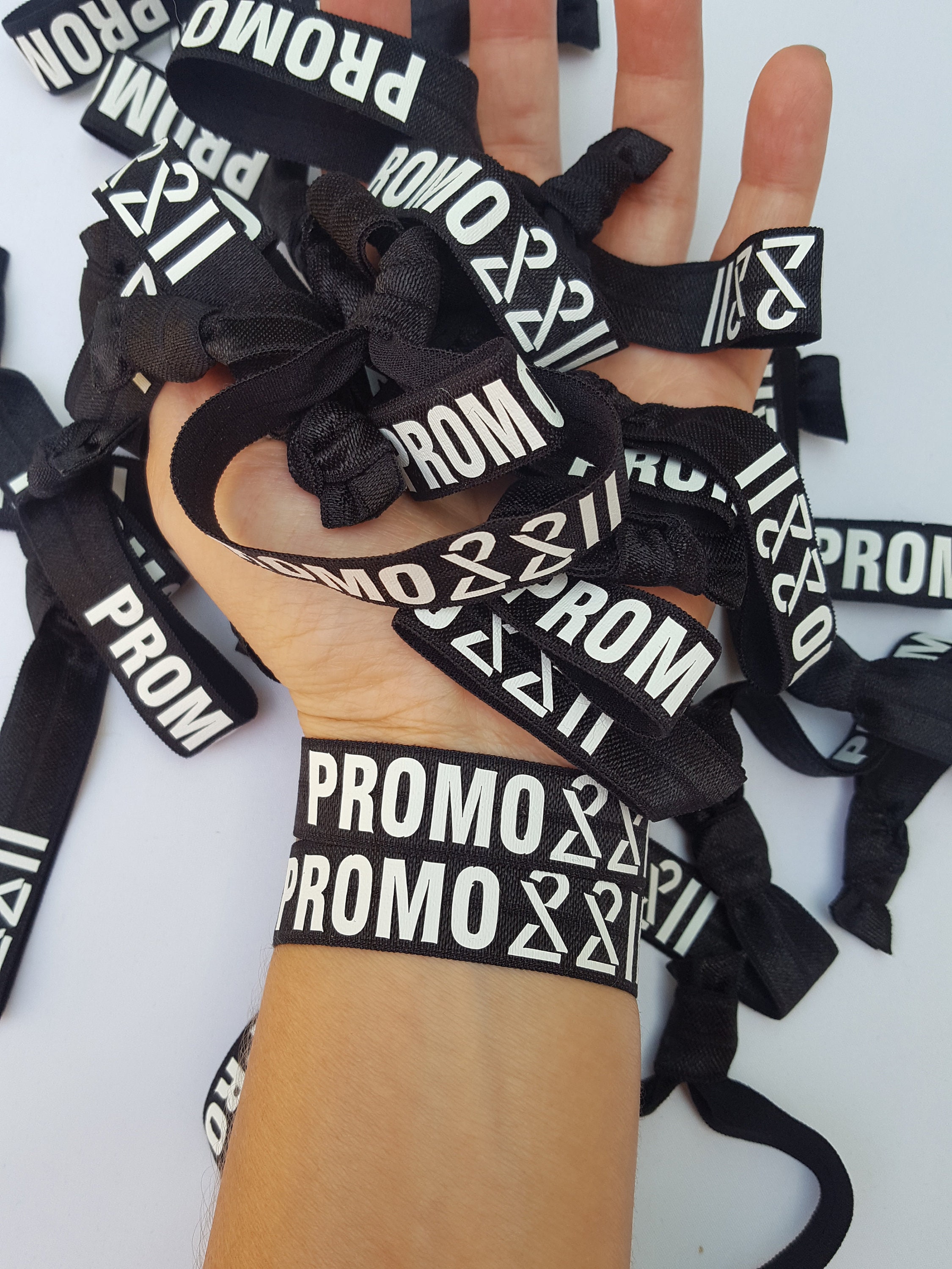 Custom Promotional Salon Hair Ties Custom Hair Ties Hair Etsy
