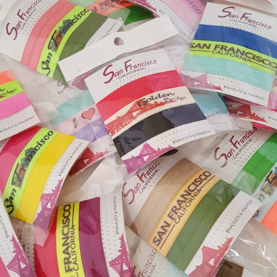 35 Packs Create Your Own Personalized Hair Tie And Custom Etsy