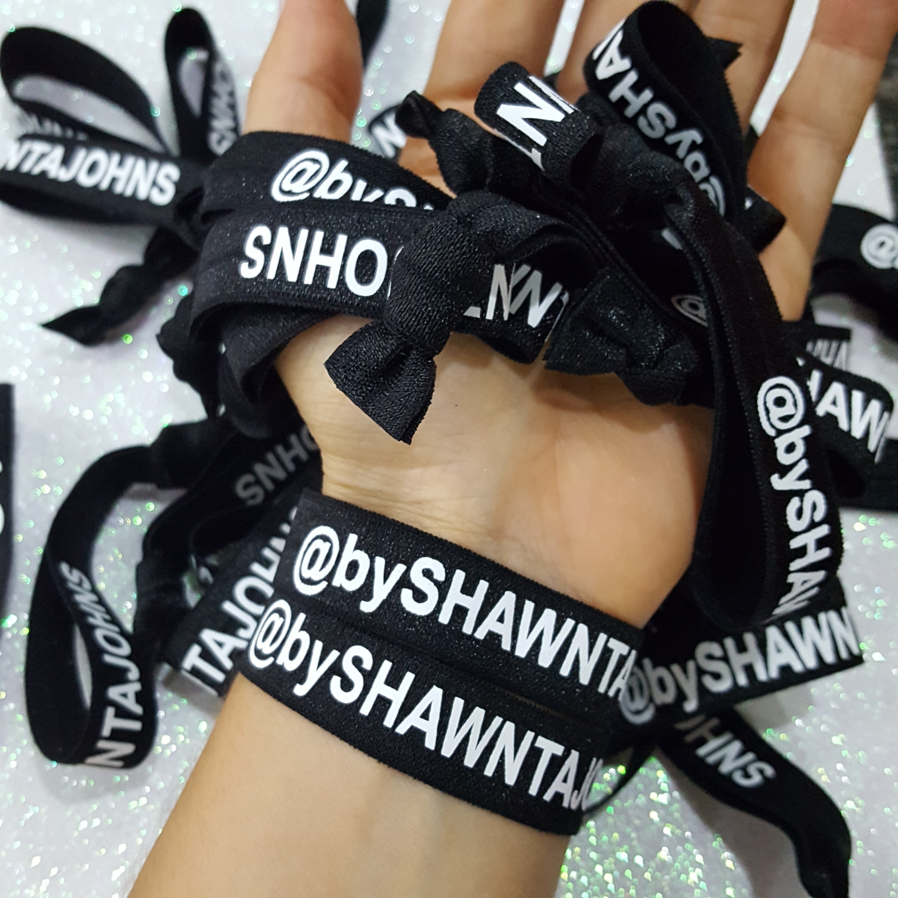 Custom Promotional Salon Hair Ties Custom Hair Ties Hair Etsy