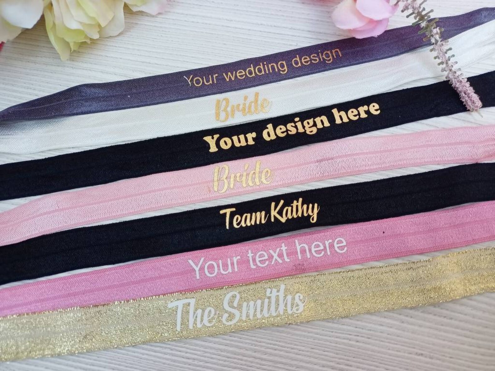 Custom Wristbands for Weddings and Events Wedding Favors for Etsy