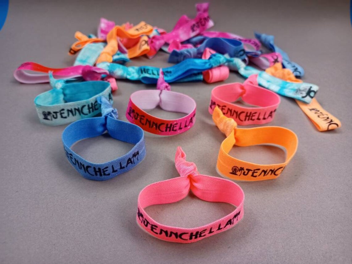 Personalised Festival Wristbands Customised Festival Party Etsy