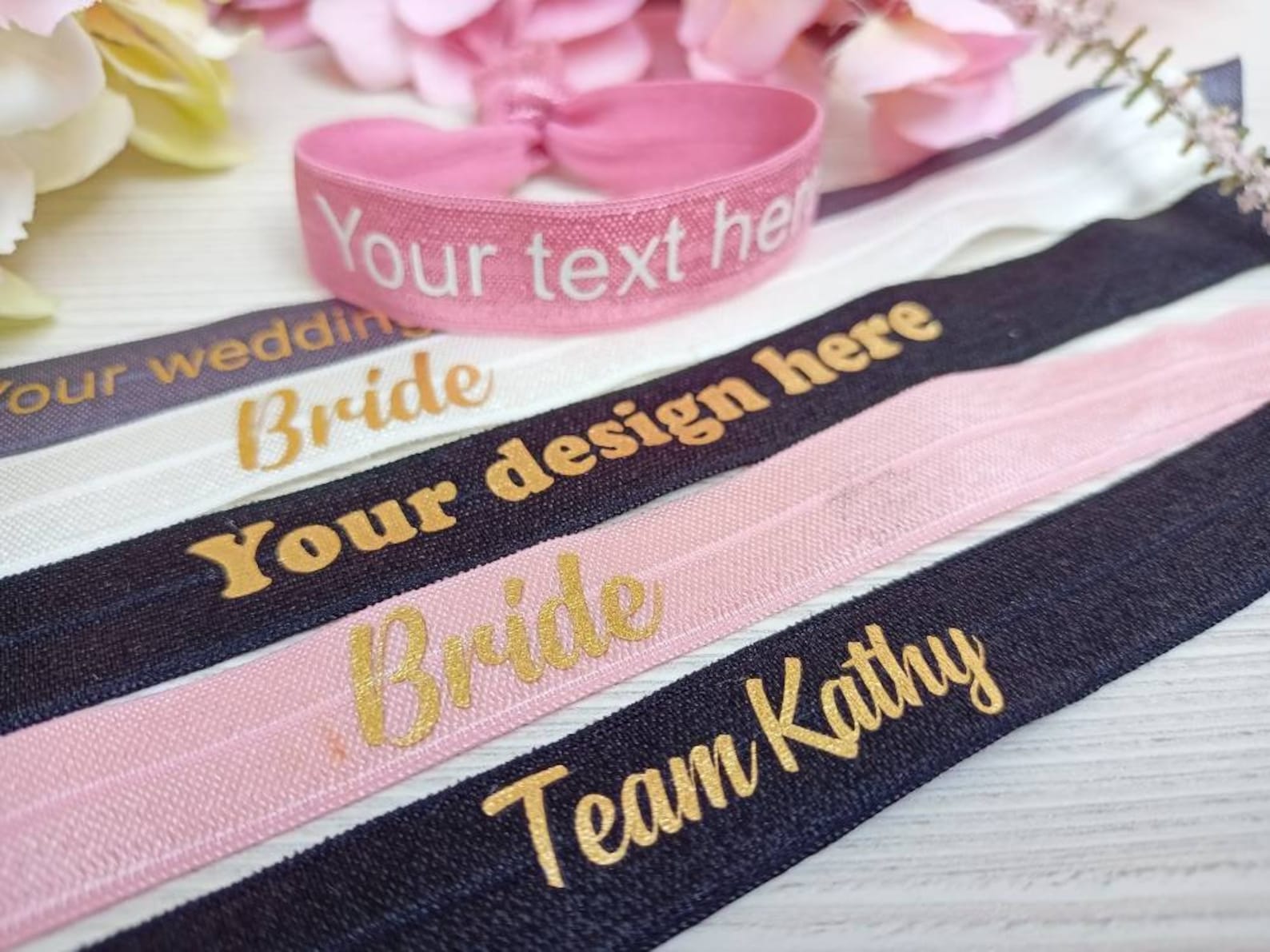 Custom Wristbands for Weddings and Events Wedding Favors for Etsy