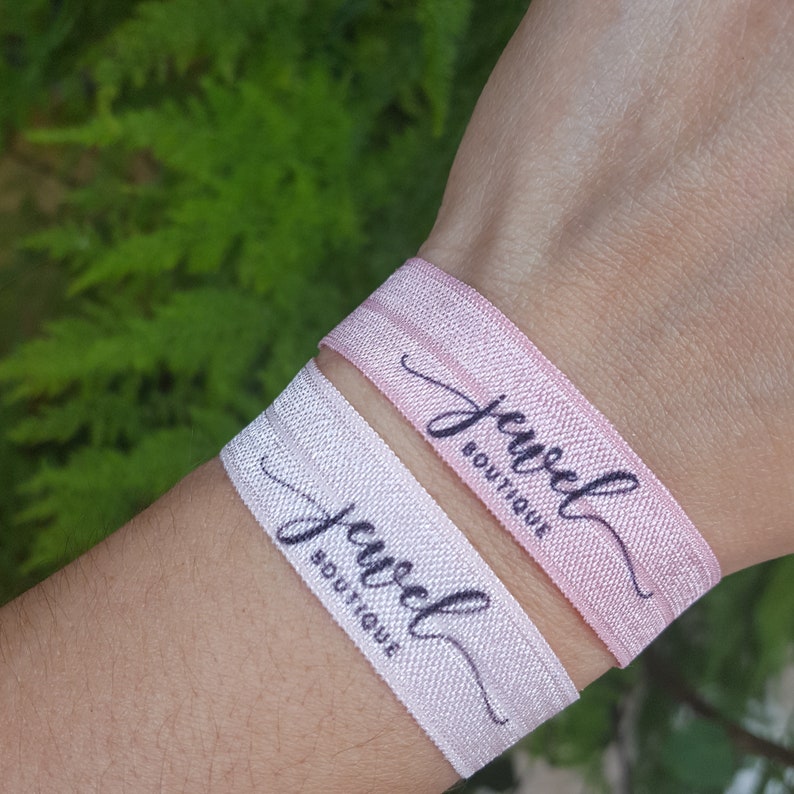 Custom Promotional Salon Hair Ties Custom Hair Ties Hair Etsy