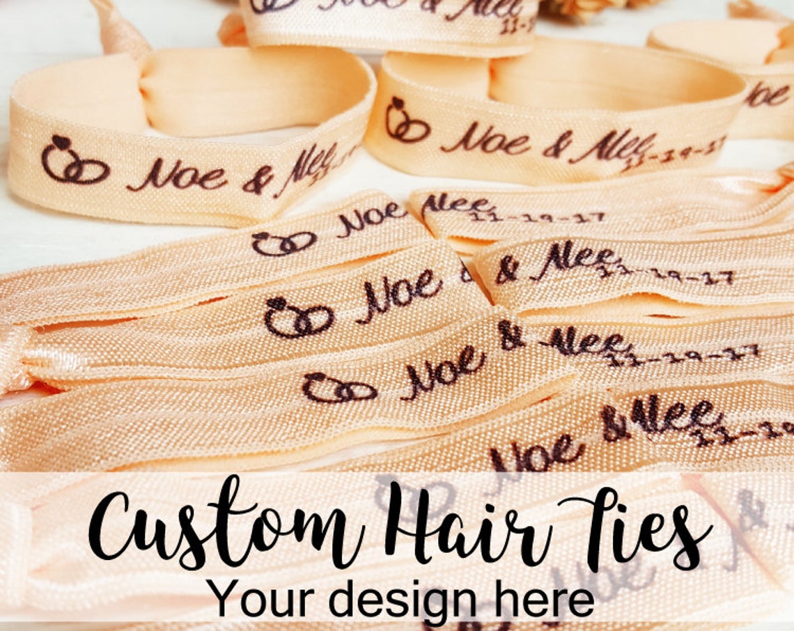 printed hair ties