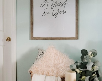 Jesus I Trust in You Poster: Divine Mercy Wall Art, 24x36 Print