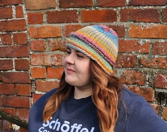 Summer Sunrise - Hand Knitted Beanie Hat