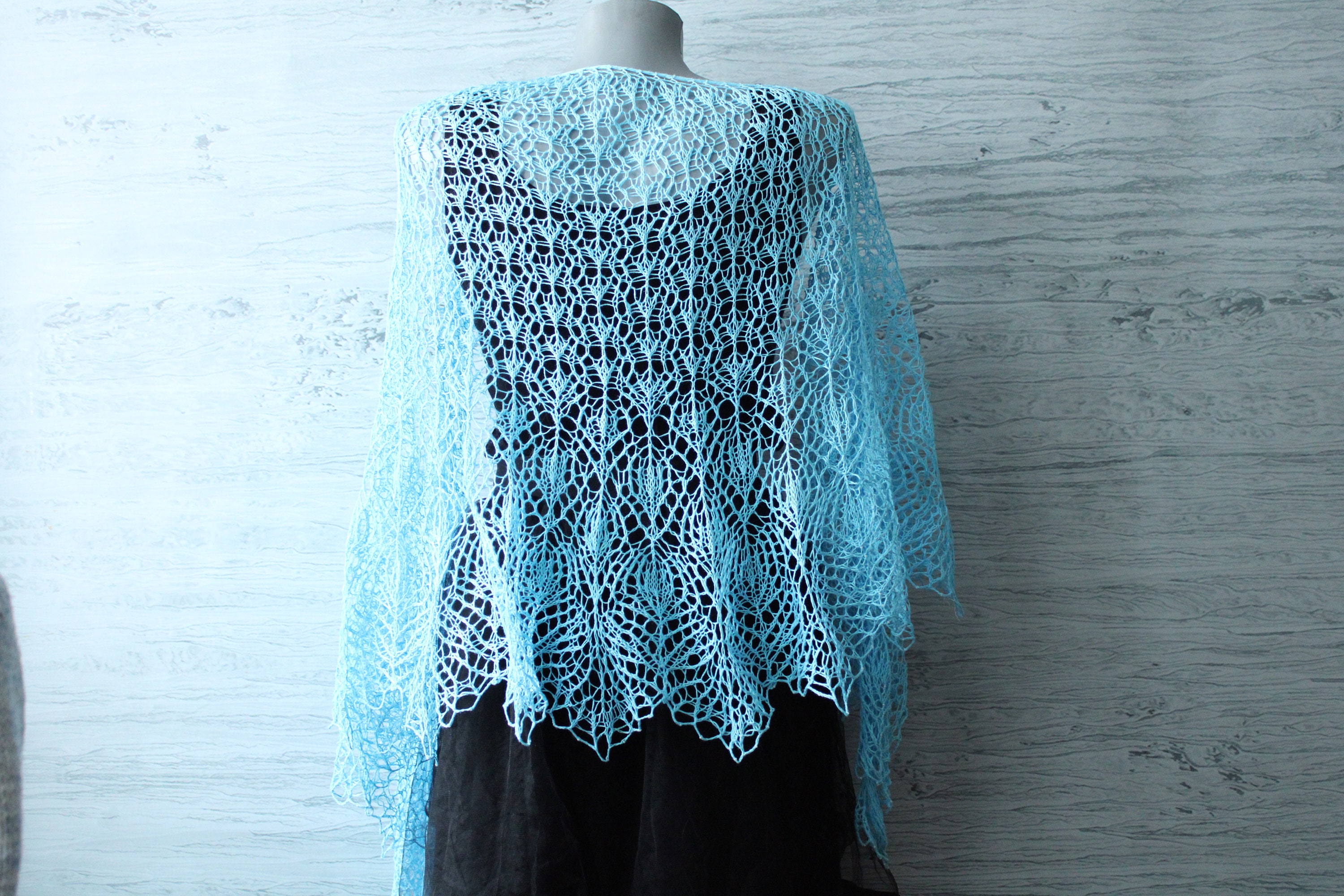 cotton black shawl