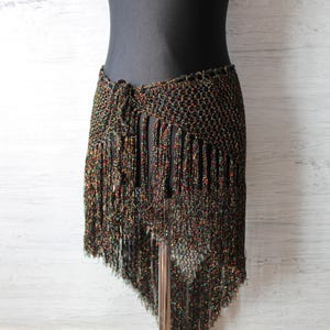 4 Pieces Écharpe De Hanche À Paillettes Ceinture Danse Pour Les Femmes