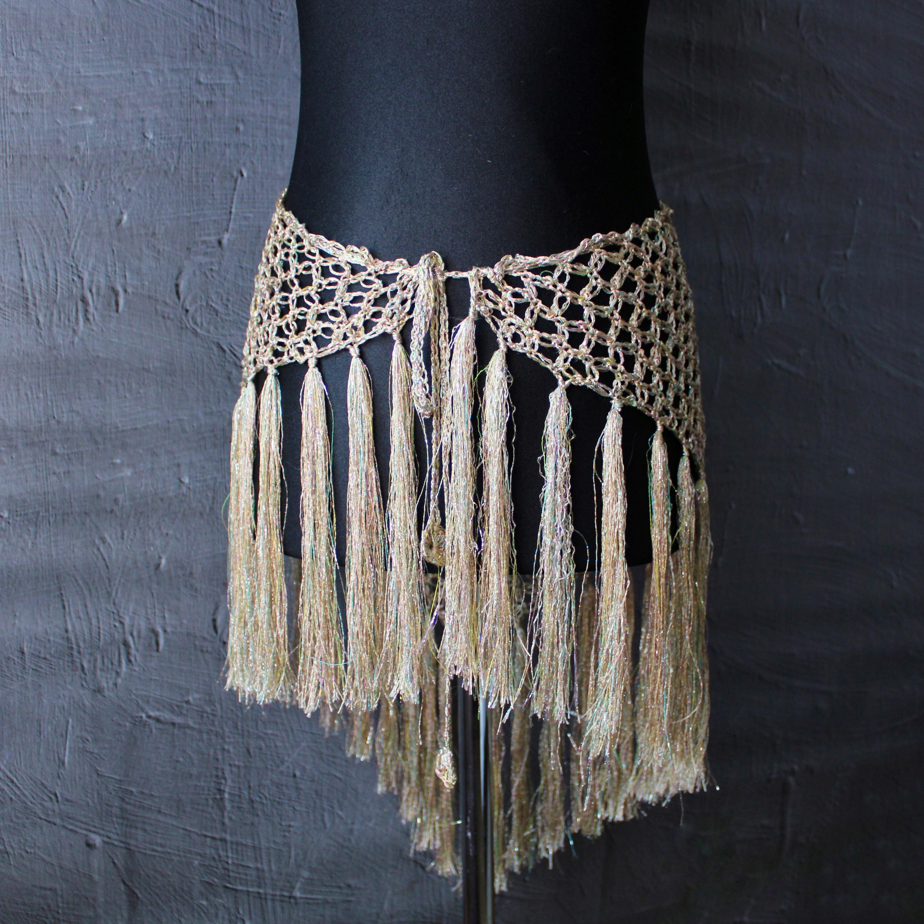 Velvet Tassel Hip Scarf Tribal Dance Waist Belt Wrap Boho Chic Party Wear Velvet Hip Scarf - Etsy main image 2