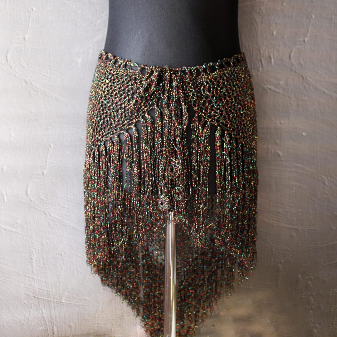 Décoration Robe Danse Orientale Ceinture De Danse Du Ventre 10 Yards Garniture à Glands Dorés - Accessoire Scintillant