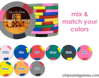 300 Full Color Customizable Poker Chips With Your Own Image or Design