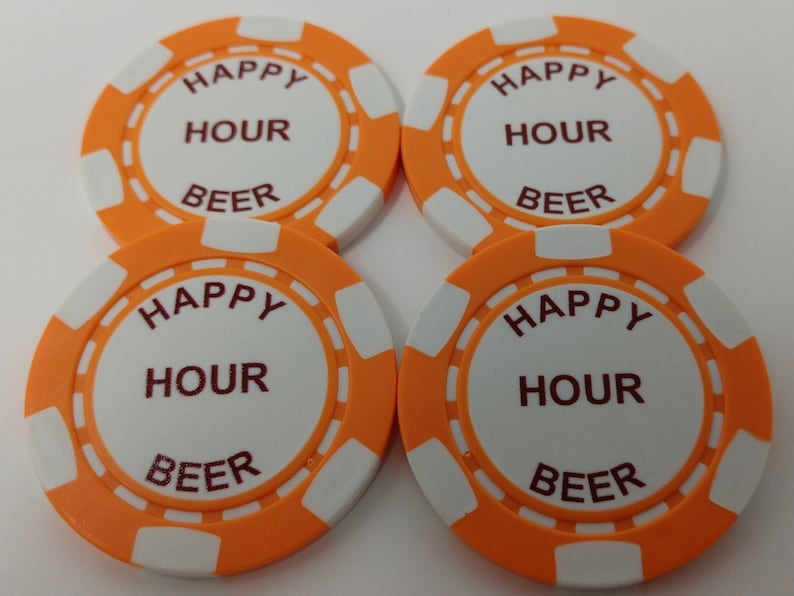 1 to 1000 Custom Poker Chips Imprinted With Your Personalized Etsy