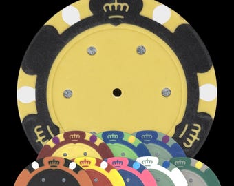 Monte Carlo Blank Poker Chips Sample Pack 14g Clay | Test Inserts Before You Buy