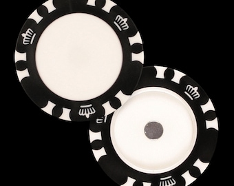 Blank Magnetic Poker Chips 10 Pack 6g Triple Crown | Golf Ball Marker Holder Chips | Choose Your Color