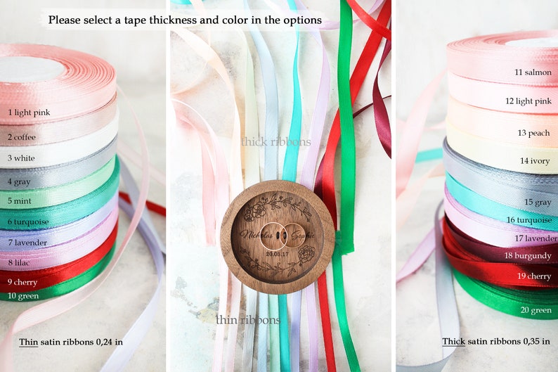 Heart Wedding Ring Bearer Box Personalized Ring Bearer Etsy