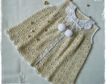 Beige vintage dress for babys/children