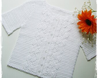 Vintage white blouse for children